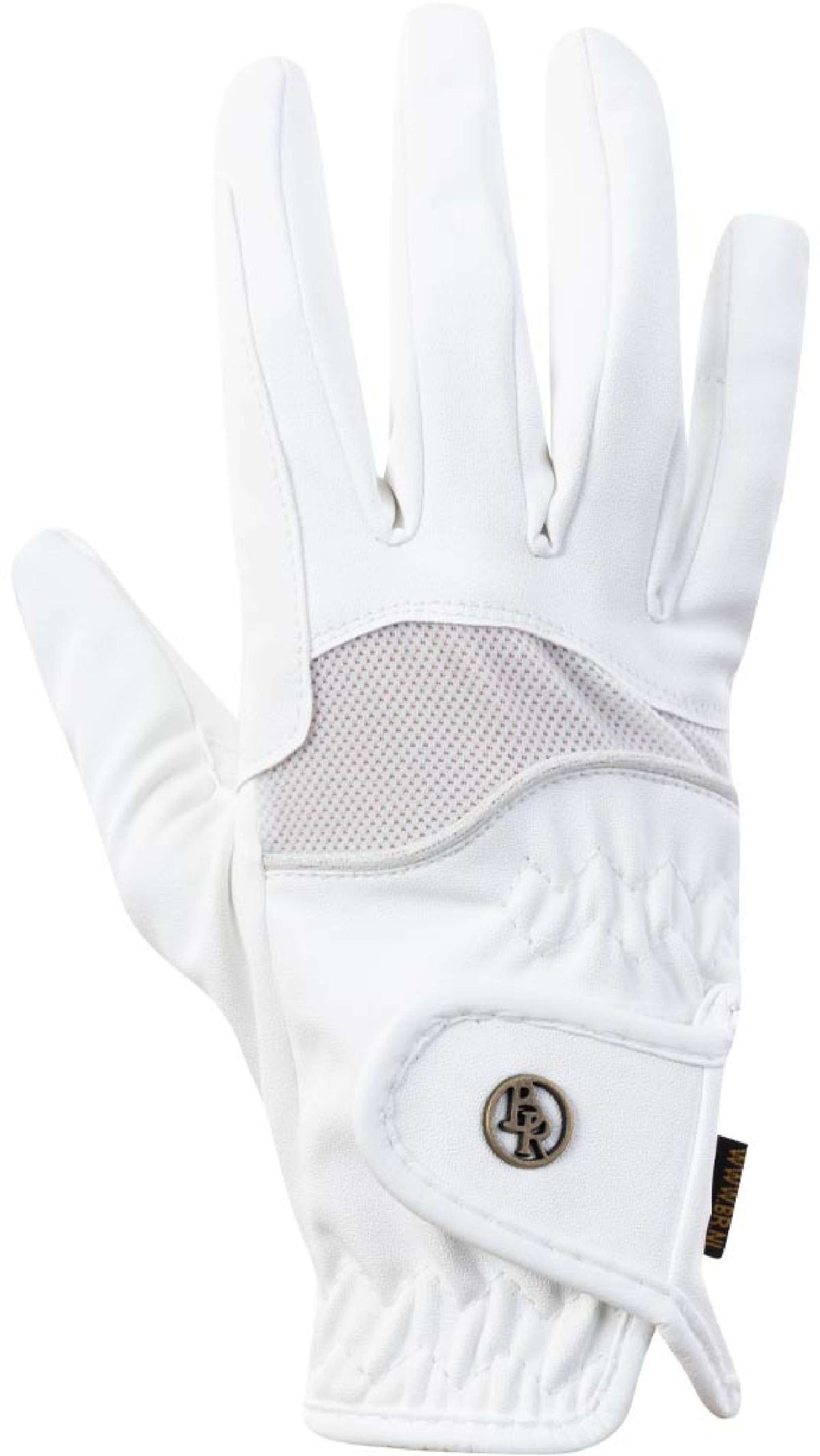 BR Guantes de Equitación Stork Blanco