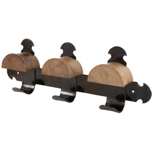 Stubbs Colgador de Bridas Retro Negro Stubbs Colgador de Bridas Retro Negro