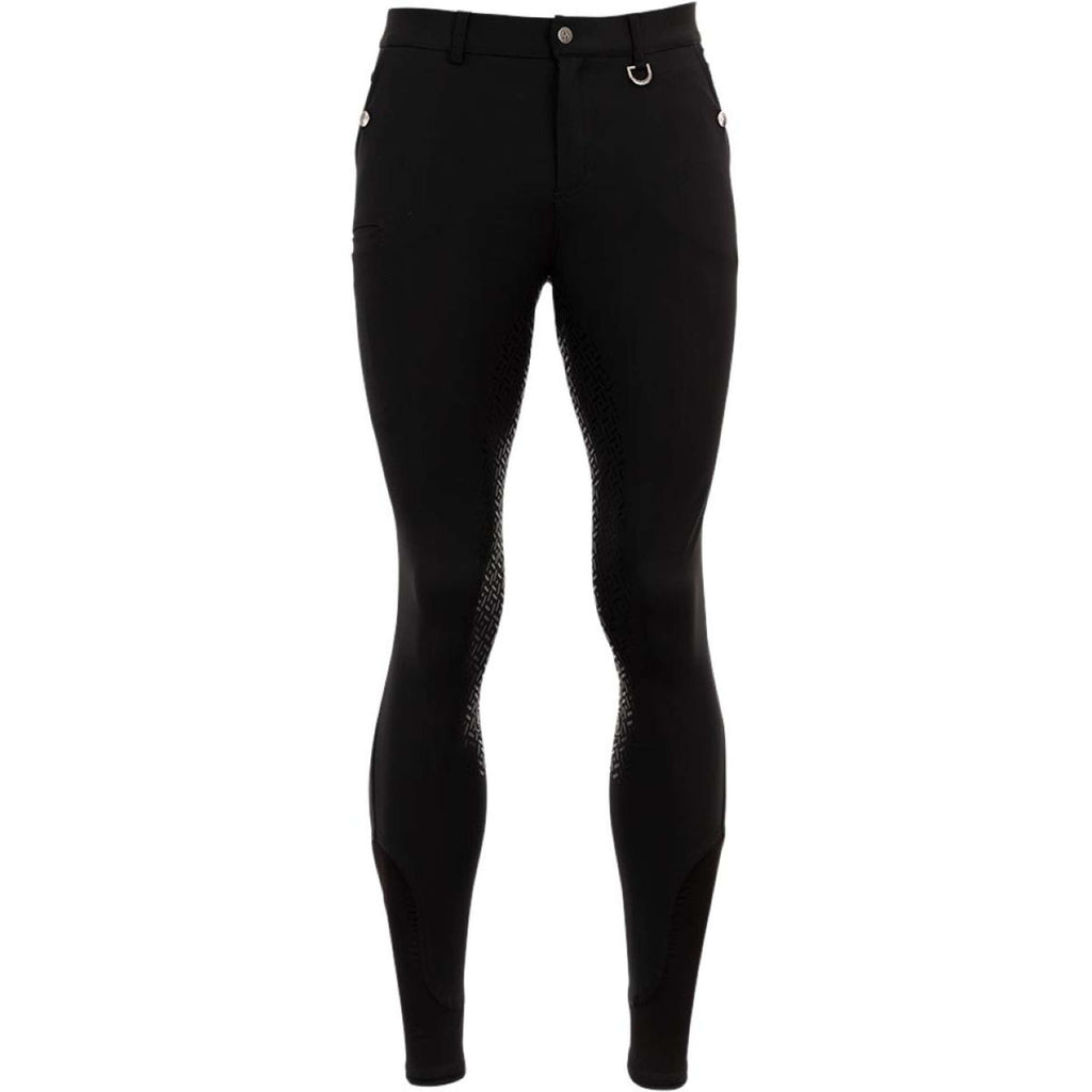 BR Pantalón de Equitación Maikel Asiento de Silicona Negro