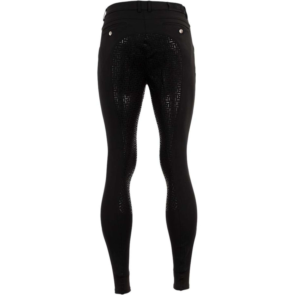 BR Pantalón de Equitación Maikel Asiento de Silicona Negro