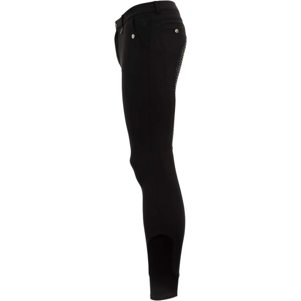 BR Pantalón de Equitación Maikel Asiento de Silicona Negro
