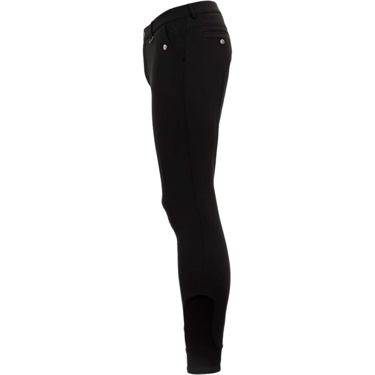BR Pantalón de Equitación Maikel Rodilla de Silicona Negro