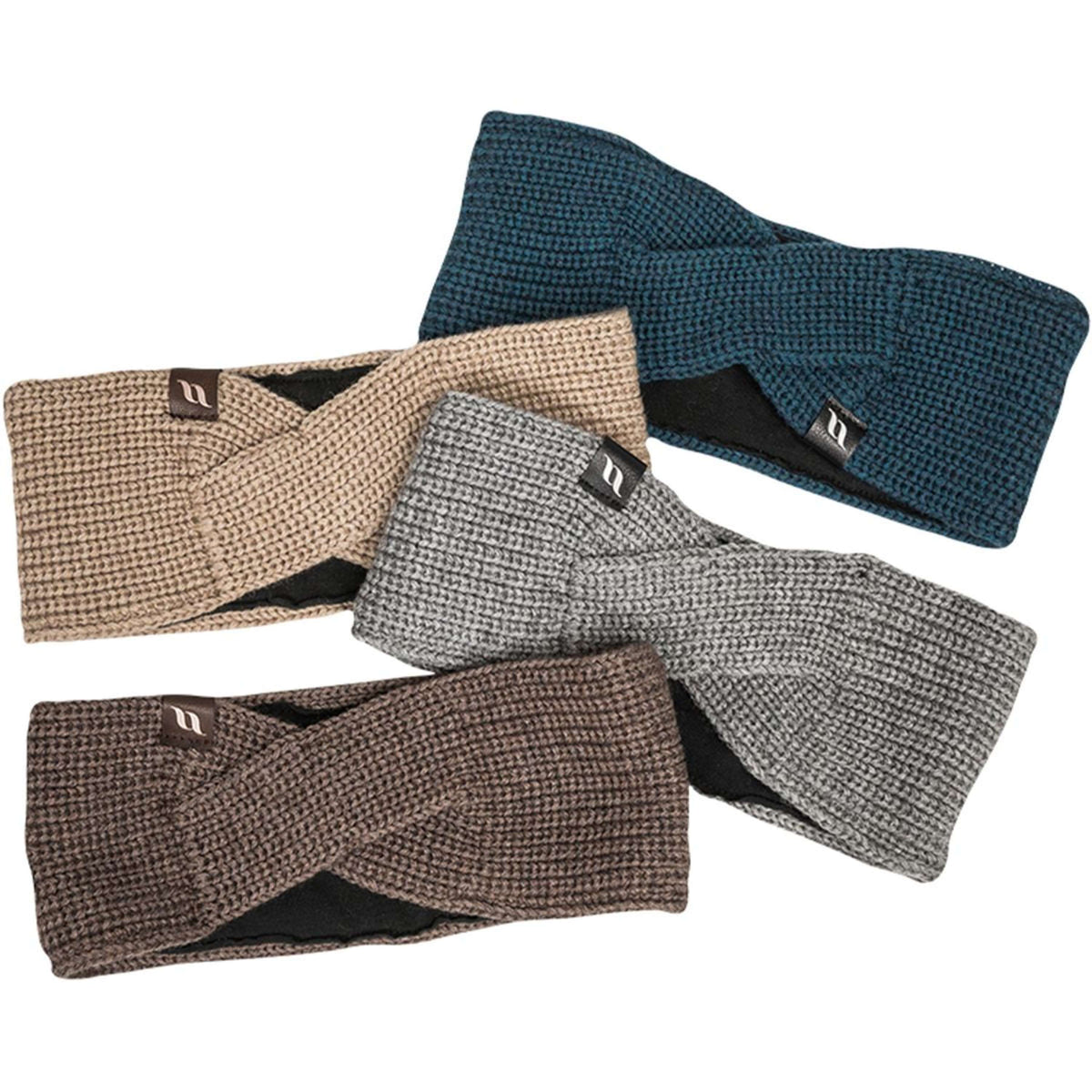 Back on Track Cinta para la cabeza Nora Mezcla de Lana Petrol