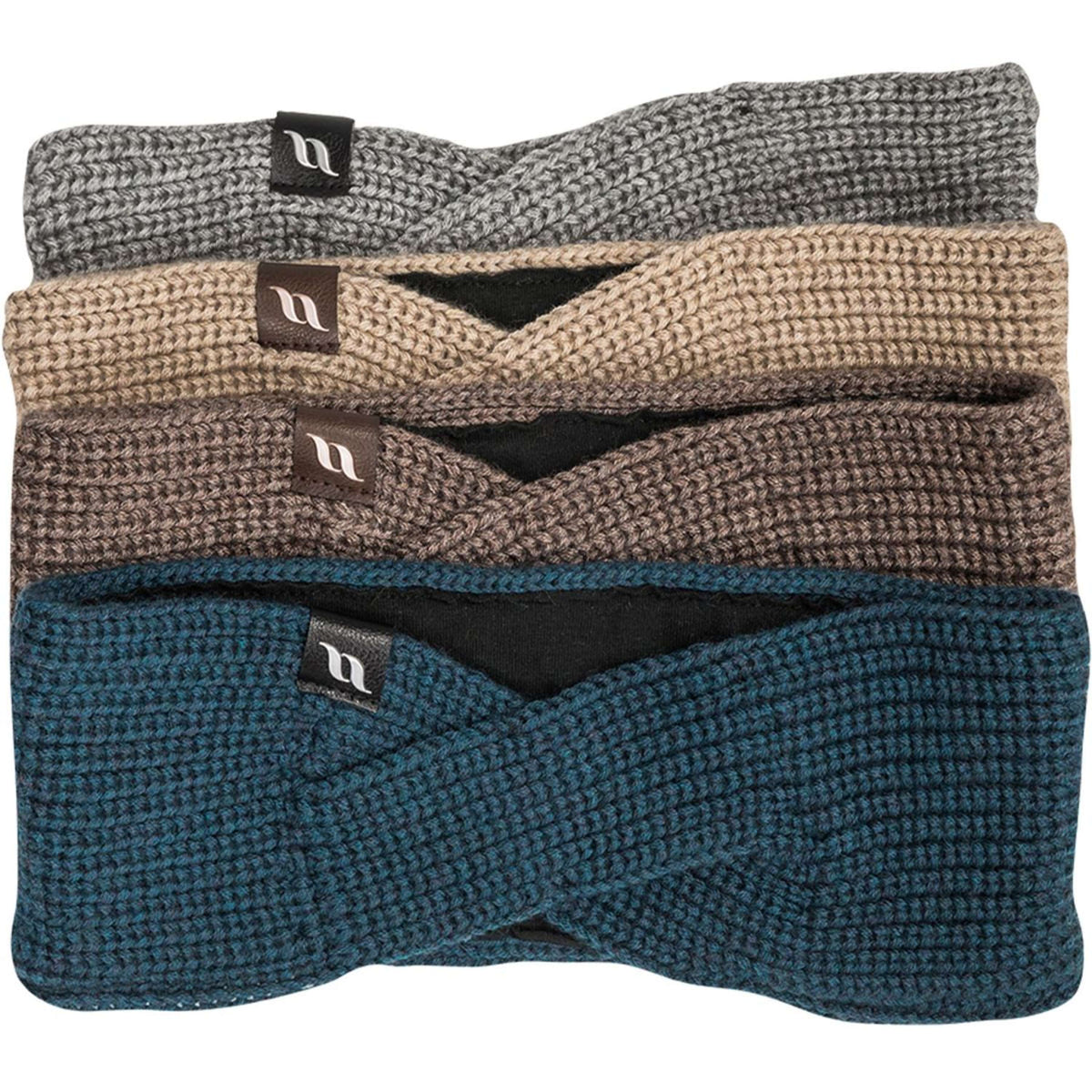 Back on Track Cinta para la cabeza Nora Mezcla de lana Gris