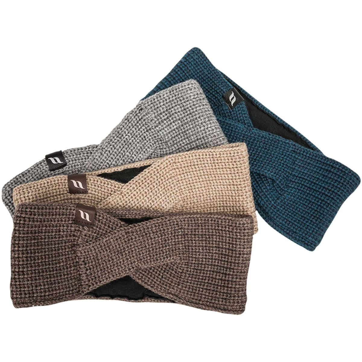 Back on Track Cinta para la cabeza Nora Mezcla de lana Beige claro