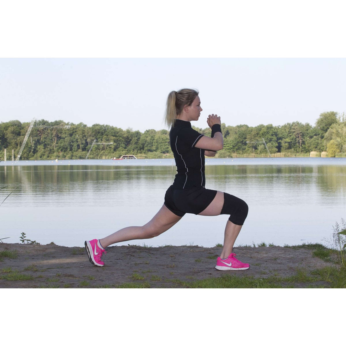 Back on Track Rodillera Physio 4way stretch Negro