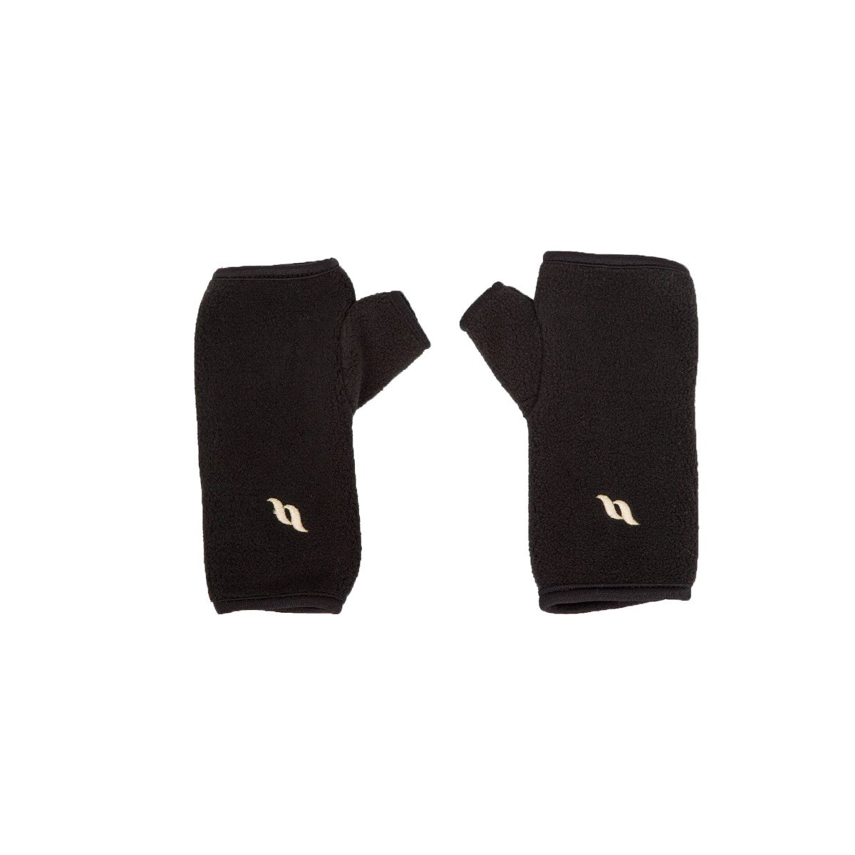 Back on Track Guantes Polares Sin dedos Negro