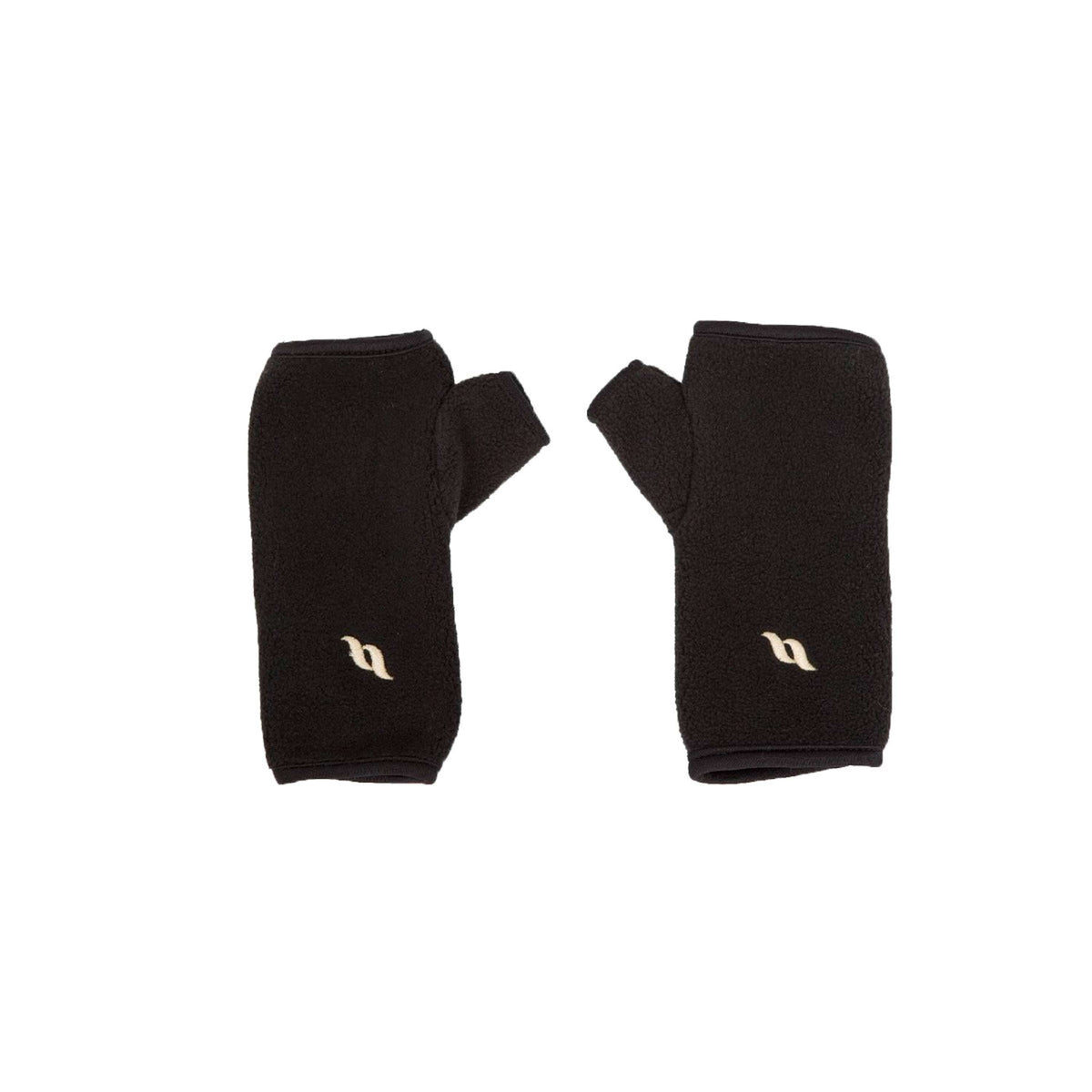 Back on Track Guantes Polares Sin dedos Negro