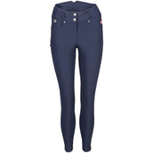 Back on Track Pantalón de Equitación Julia Knee Grip Azul
