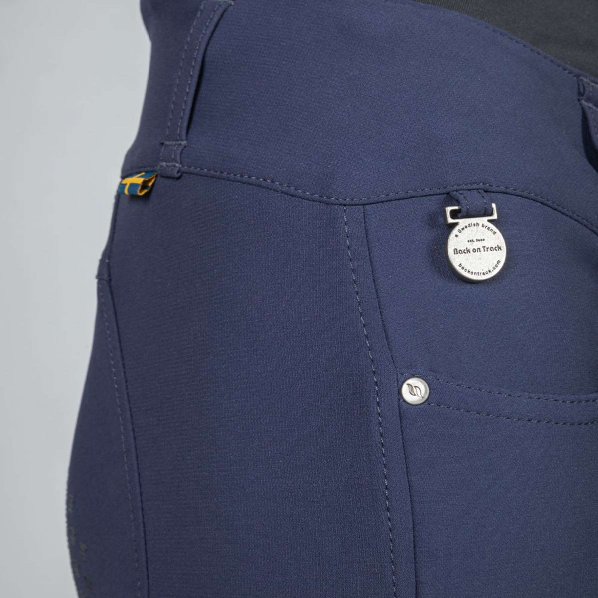 Back on Track Pantalón de Equitación Julia Knee Grip Azul