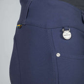 Back on Track Pantalón de Equitación Julia Knee Grip Azul