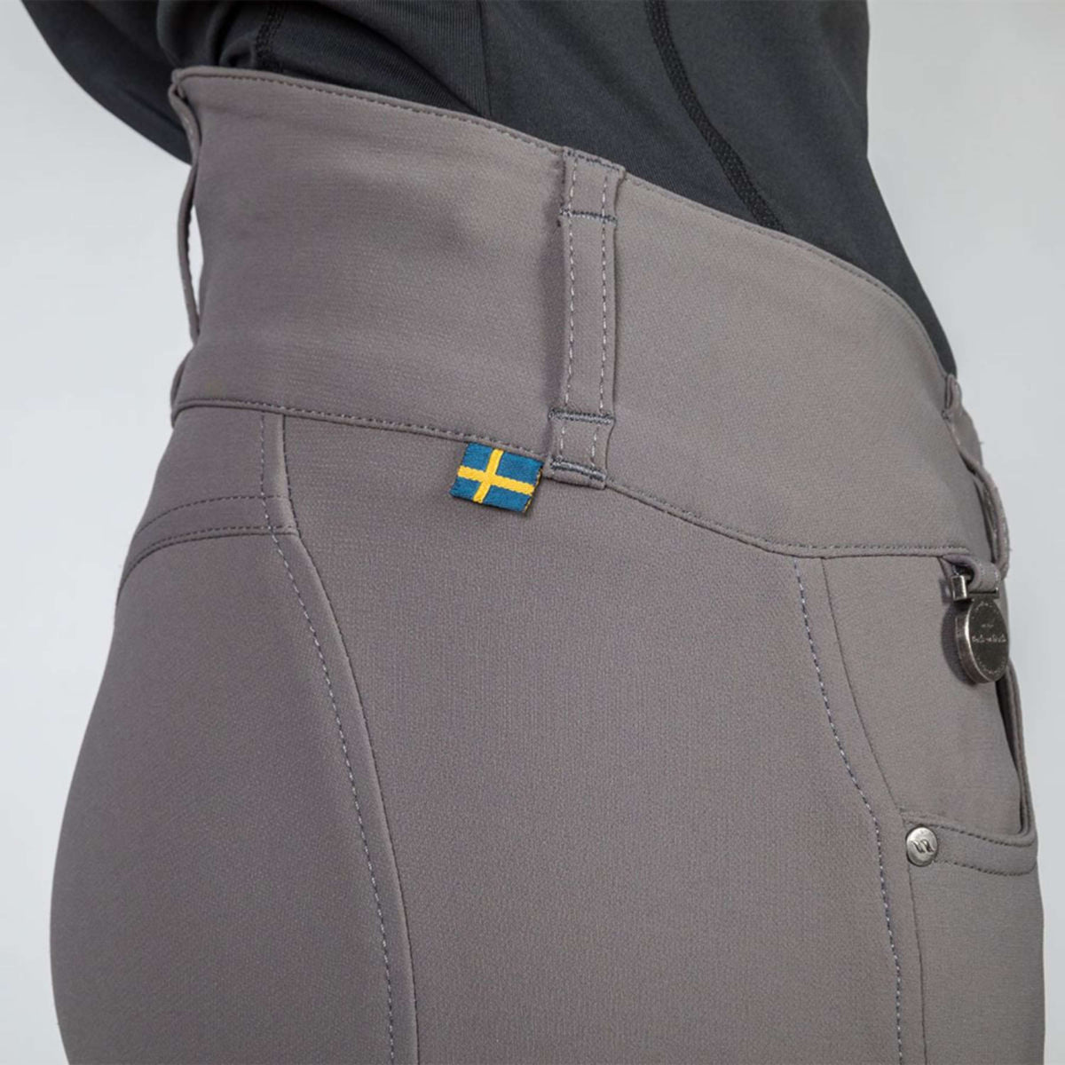 Back on Track Pantalón de Equitación Julia Knee Grip Gris
