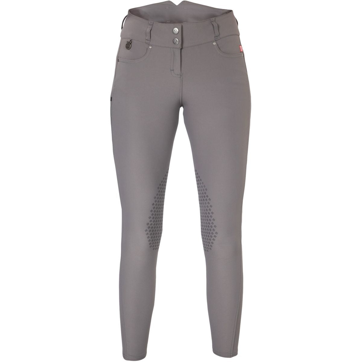 Back on Track Pantalón de Equitación Julia Knee Grip Gris