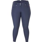 Back on Track Pantalón de Equitación Julia Knee Grip Azul