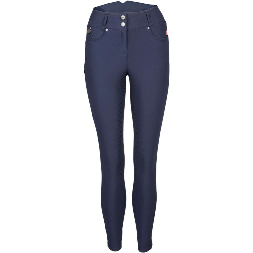 Back on Track Pantalón de Equitación Julia Full Grip Azul