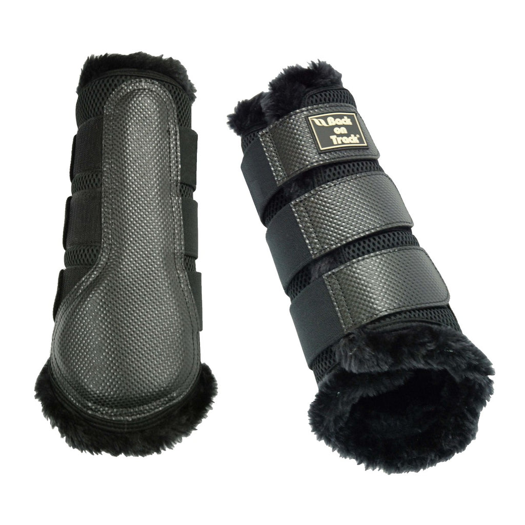 Back on Track Brush Boot 3D Mesh Forro Negro