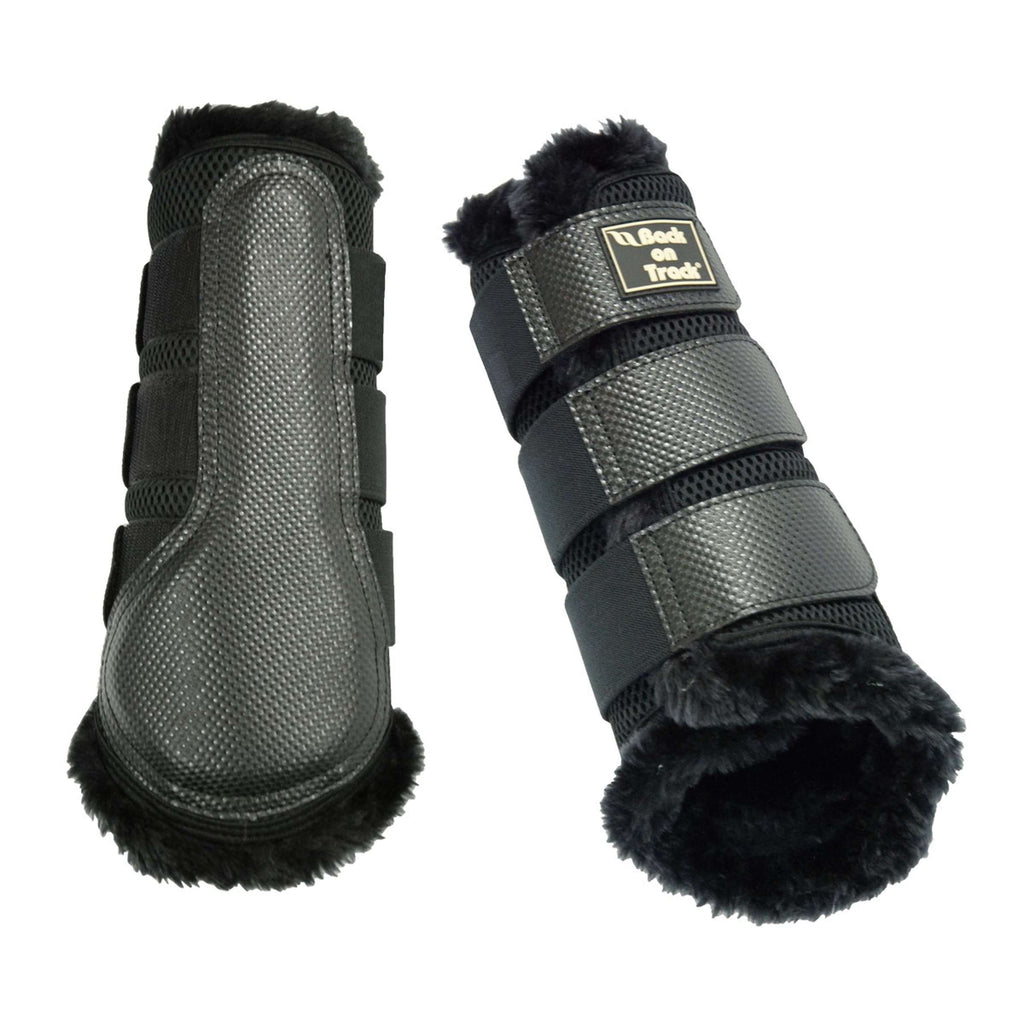 Back on Track Brush Boot 3D Mesh Forro Negro