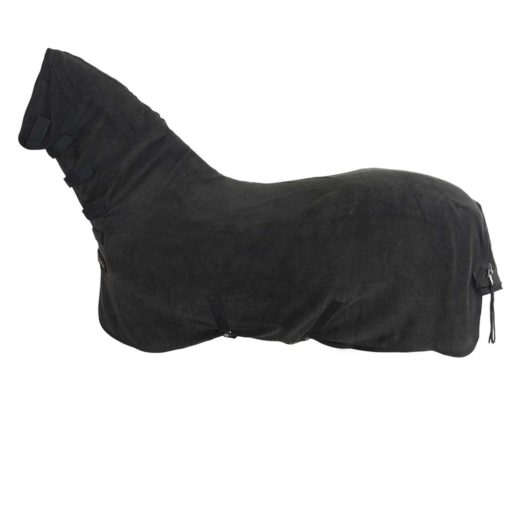 Back on Track Manta de Forro Polar Supreme con Cuello Fijo Negro