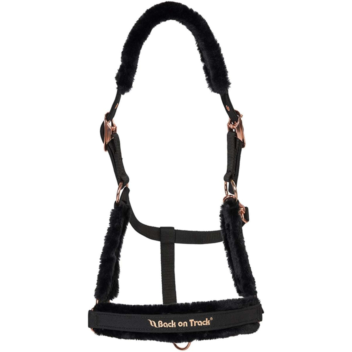 Back on Track Cabezada Haze Negro/Oro Rosa