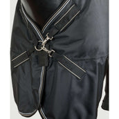 Back on Track Manta de Exterior Obsidian 300g con Cuello Desmontable Negro