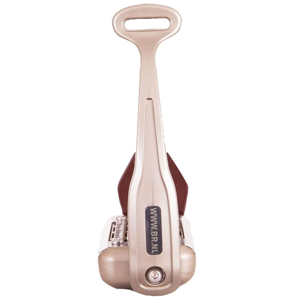 BR Estribos Aerotech Marron/Oro/Amarillo