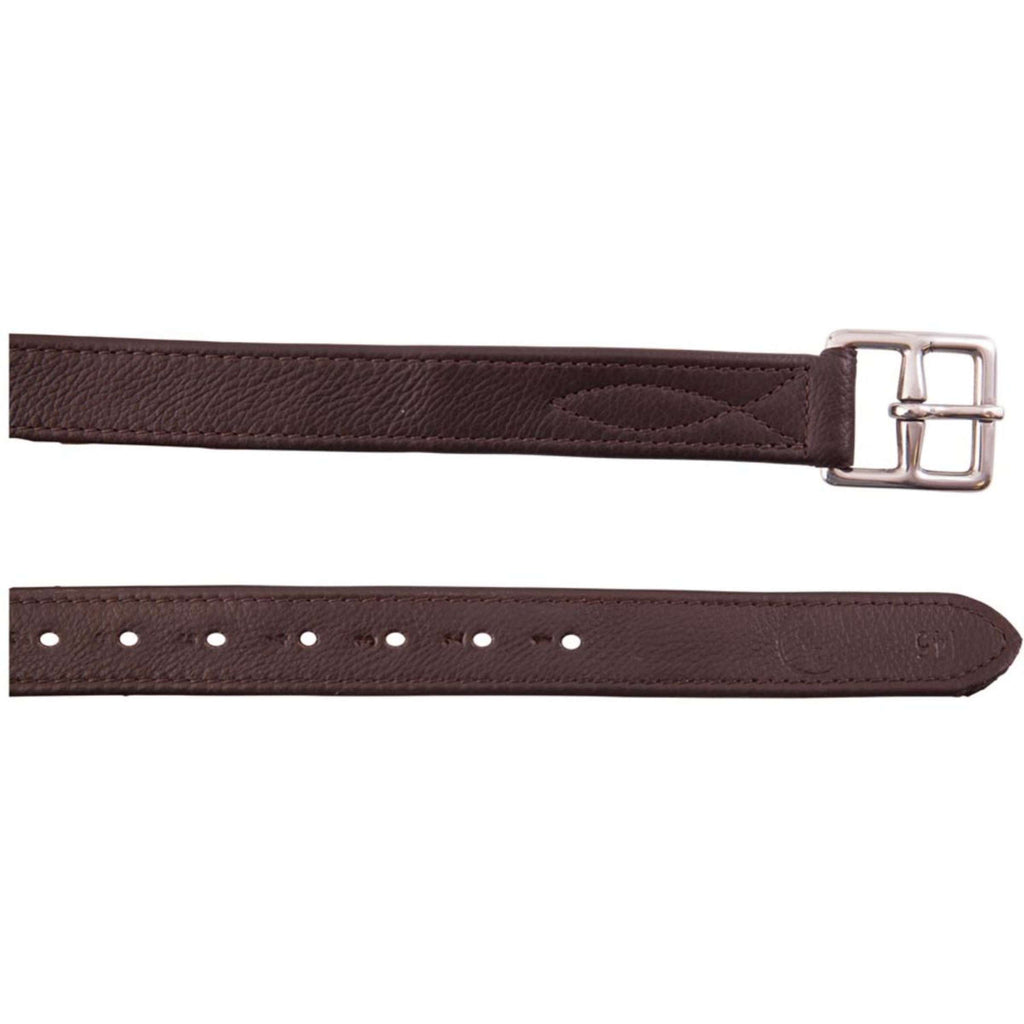 BR Correas de estribo Nylon y Hebillas de Acero Inoxidable Soft Marron/Plata/Gris