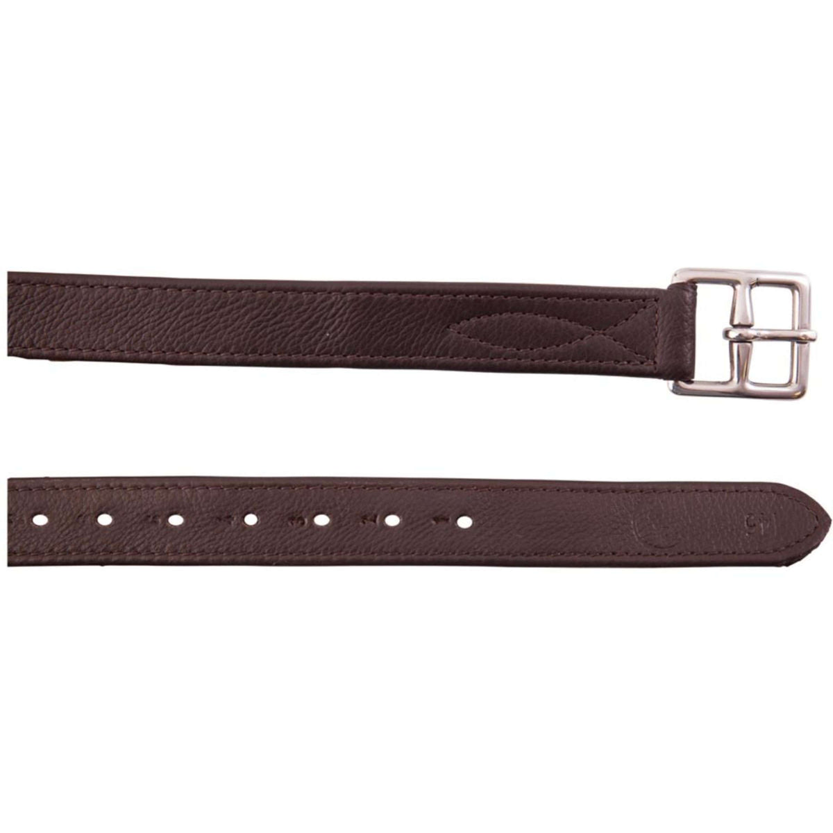 BR Correas de estribo Nylon y Hebillas de Acero Inoxidable Soft Marron<>Plata<>Gris