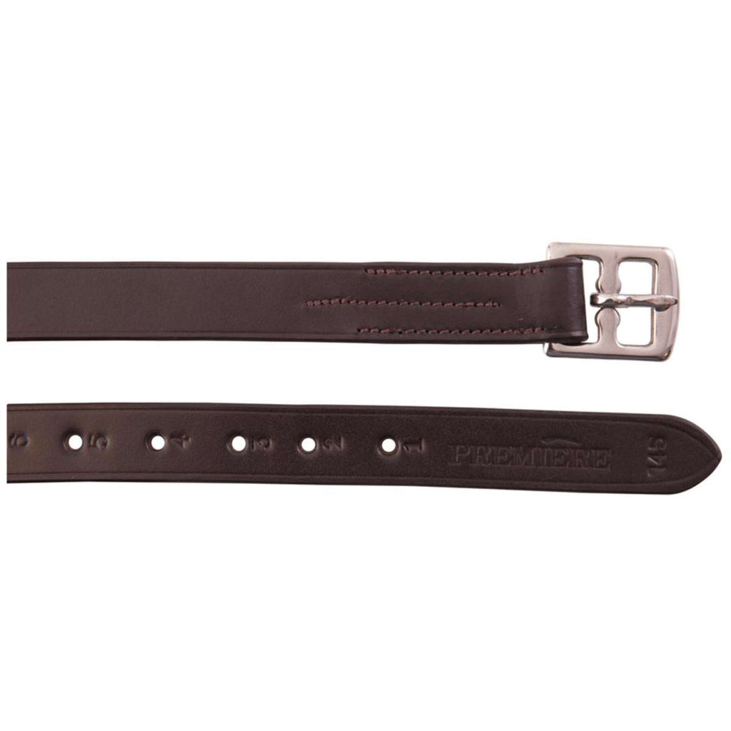 Premiere Correas de estribo Cuero Hebillas Acero Inoxidable Marron