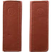 BR Fundas para Correas de Estribo Cuero Suave con Velcro Tobacco