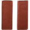 BR Fundas para Correas de Estribo Cuero Suave con Velcro Tobacco