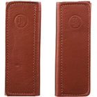 BR Fundas para Correas de Estribo Cuero Suave con Velcro Tobacco