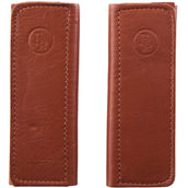 BR Fundas para Correas de Estribo Cuero Suave con Velcro Tobacco
