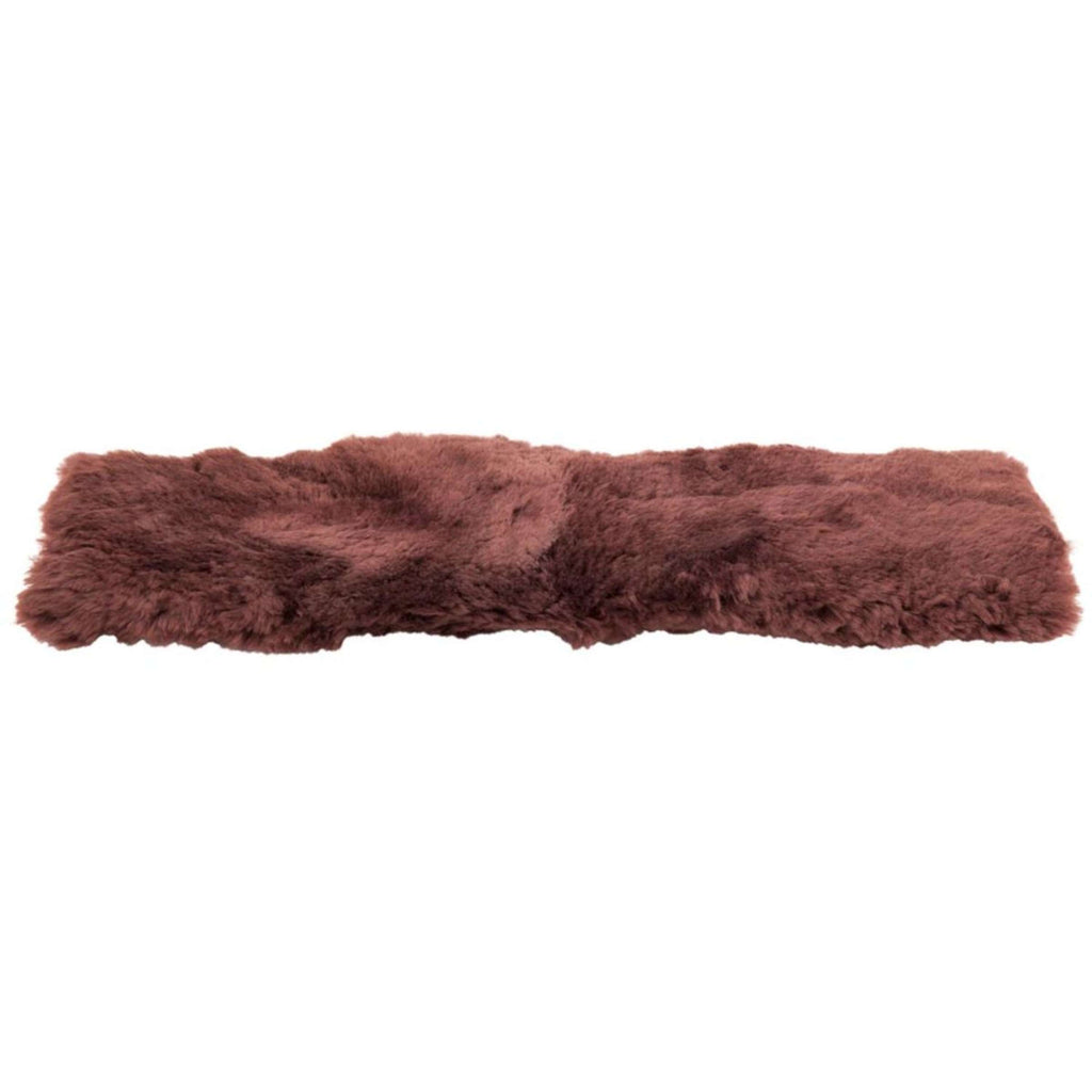 BR Funda de Cincha Piel de Oveja para Doma Marron