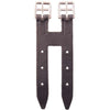 BR Extensor de Cincha Cuero Clásico con Hebillas de Acero Inoxidable Negro