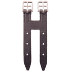 BR Extensor de Cincha Cuero Clásico con Hebillas de Acero Inoxidable Negro