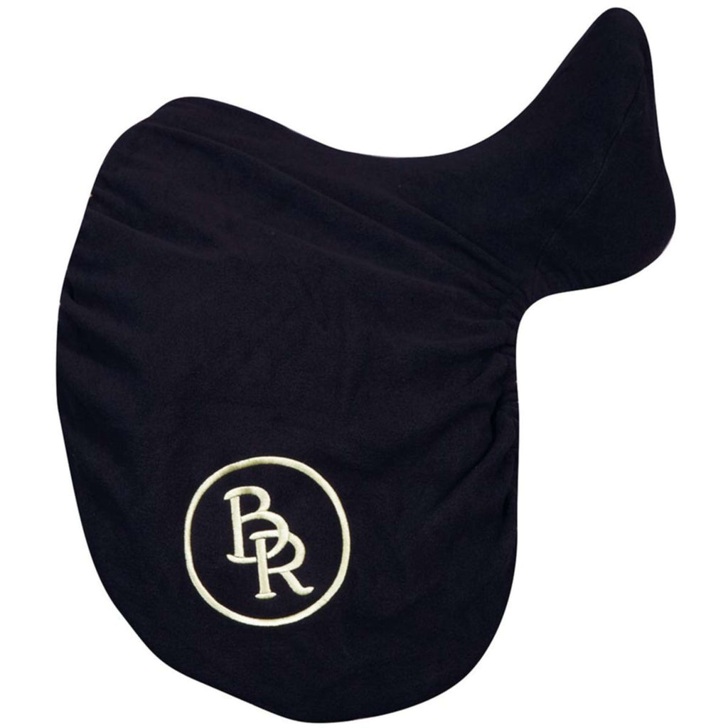BR Funda de Sillín Fleece Adiestramiento Negro