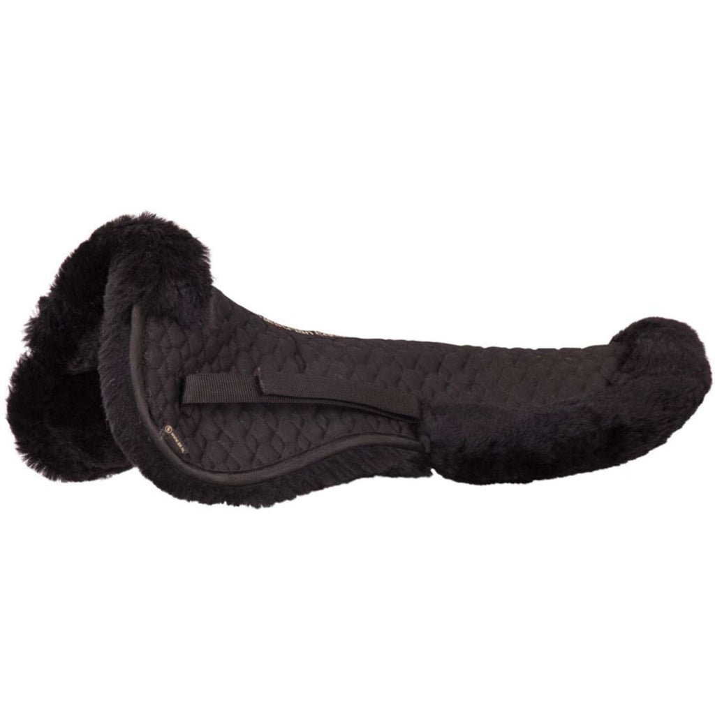 BR Mantilla Borde de Piel Negro