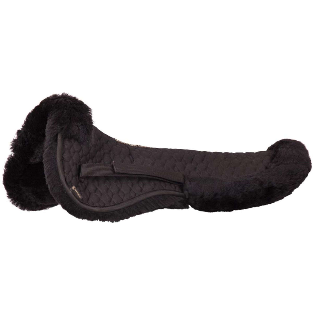 BR Mantilla Borde de Piel Negro