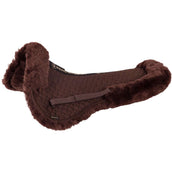 BR Mantilla Borde de Piel Marron