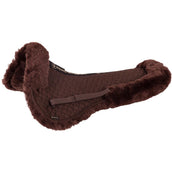 BR Mantilla Borde de Piel Marron