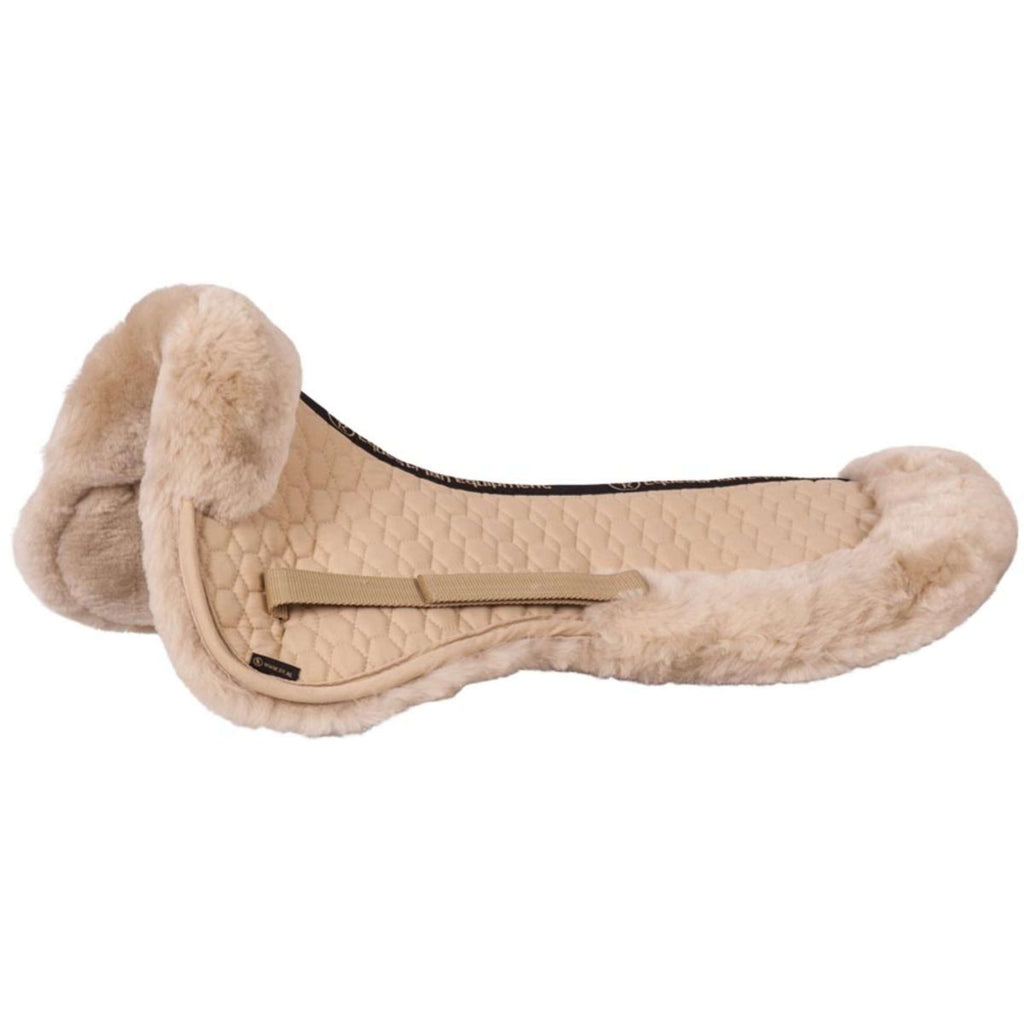 BR Mantilla Borde de Piel Taupe
