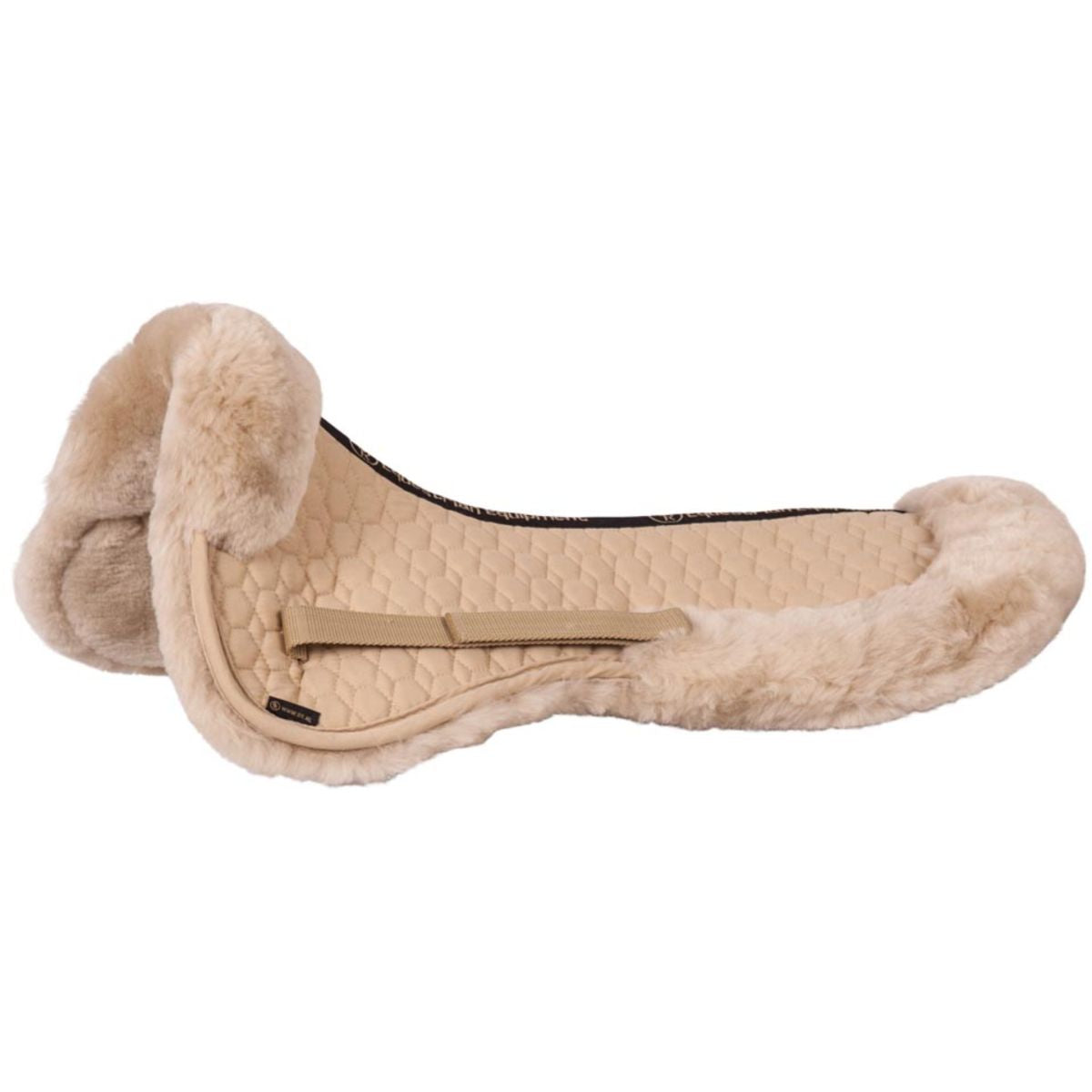 BR Mantilla Borde de Piel Taupe