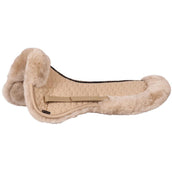 BR Mantilla Borde de Piel Taupe