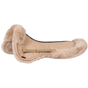 BR Mantilla Borde de Piel Taupe
