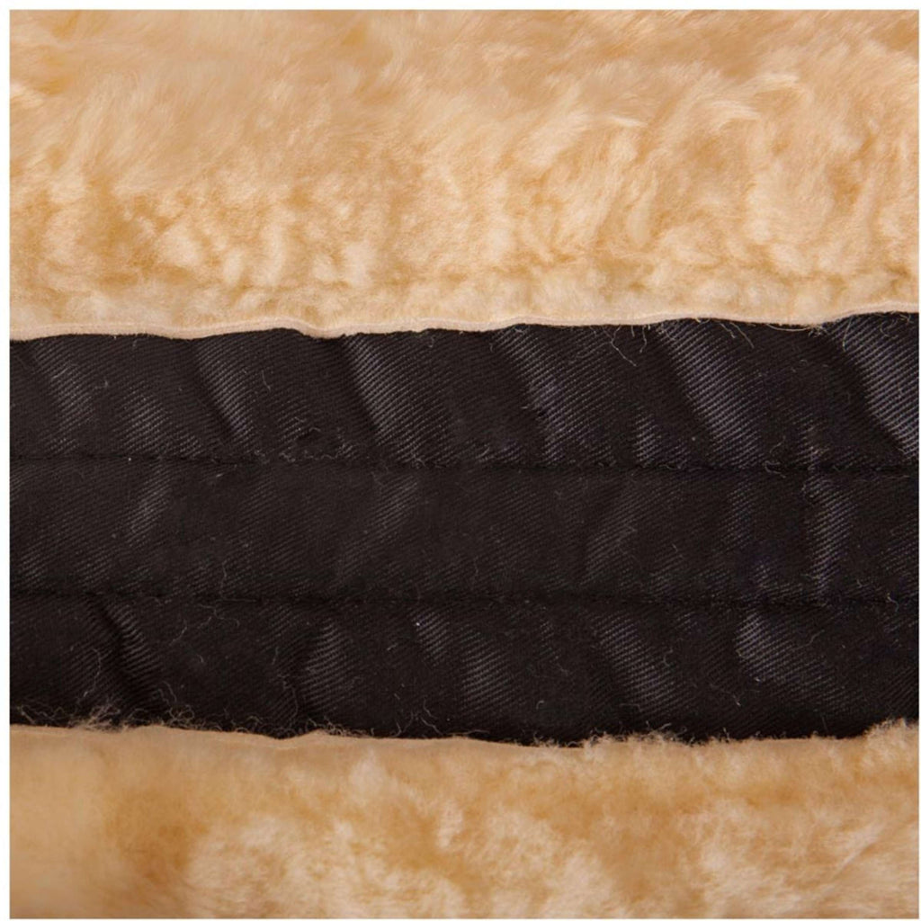 BR Mantilla Canal Vertebral Borde de Piel Negro/Natural