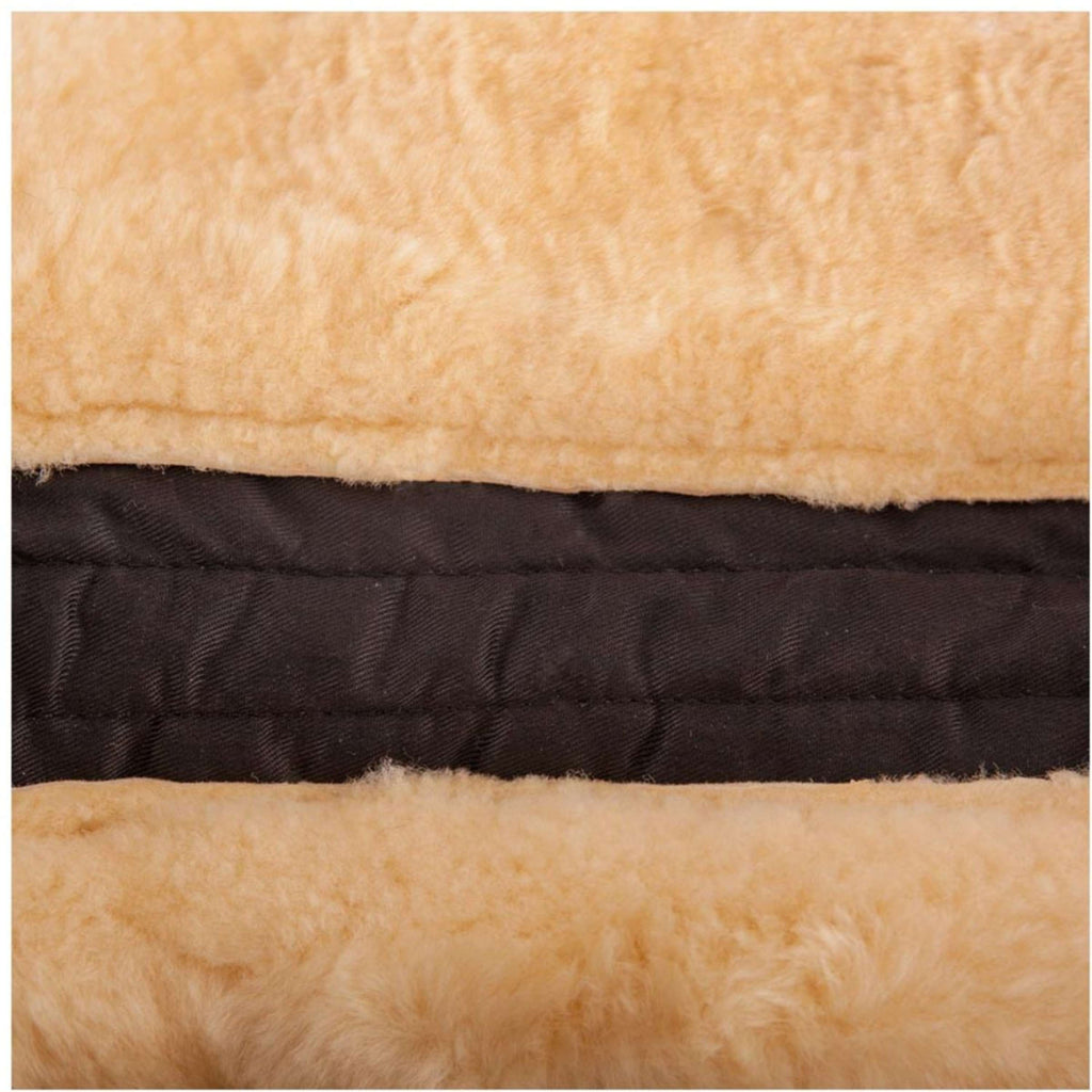 BR Mantilla Almohadas de Piel Negro/Natural