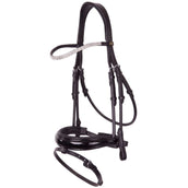 BR Brida Plymouth II con Muserola Ajustable Negro/Plata