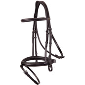BR Brida Kendal Combi Cabezada Marron<>Plata<>Gris