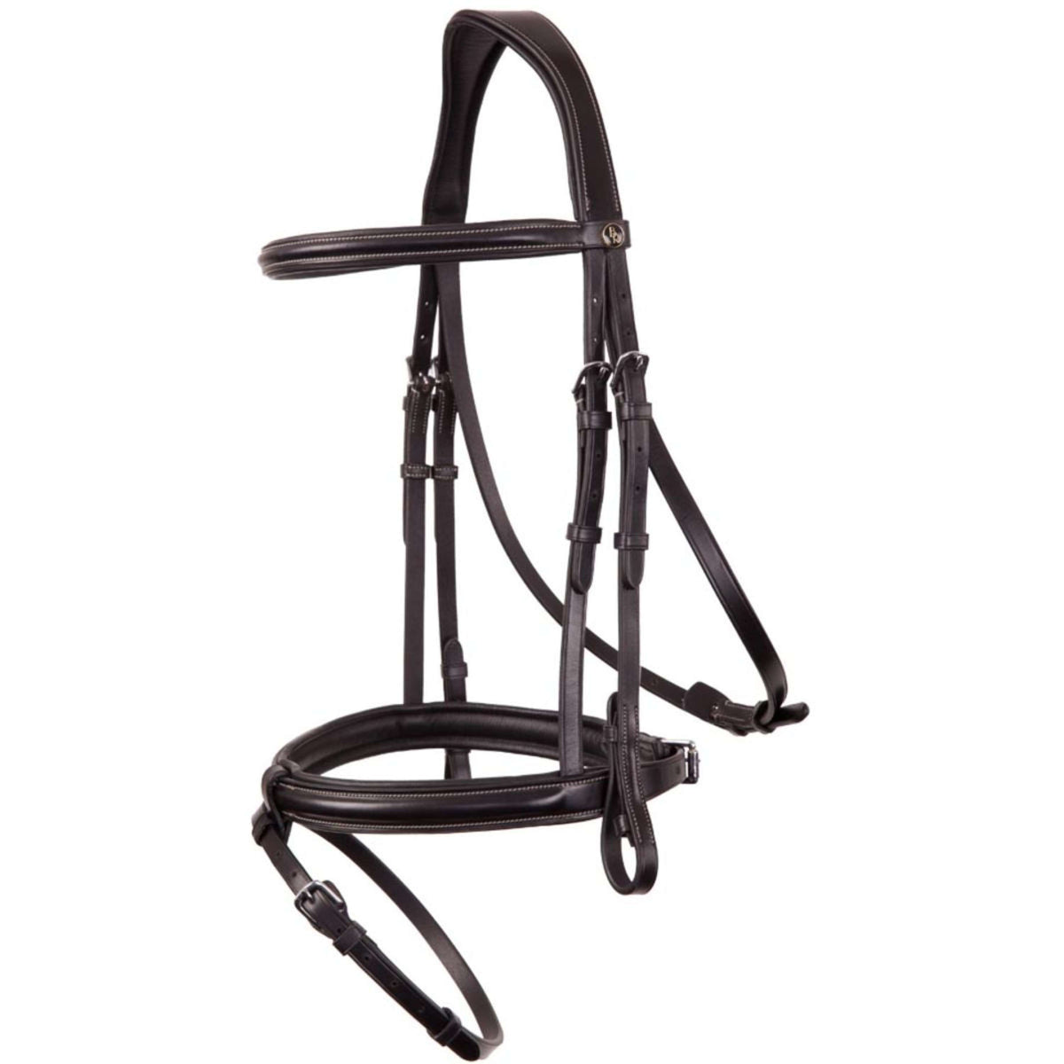 BR Brida Kendal Combi Cabezada Marron<>Plata<>Gris
