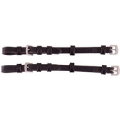 Premiere Piezas de Carrillera 13mm Hebilla de Acero Inoxidable Par Negro